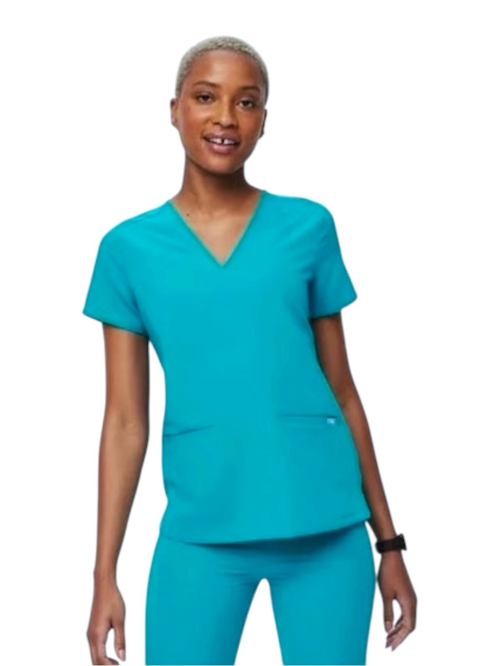 FIGS Casma Scrub Top Women's XL Teal FIONx NWT